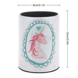 Unicorn Pen/Pencil Holder - PU Leather Desk Organizer for Office, School, and Home Supplies, from MyArtsyGift