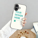 Custom Phone Glass Case for Apple IPhone 17 Series Personalized Photo Tempered Glass Phone Case