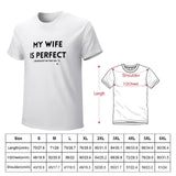 Men's white short sleeve t-shirt with funny quote, comfortable cotton tee, available in sizes S-6XL