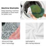 Laundry Cats Flannel Blanket: Machine washable, soft polyester, lightweight, skin-friendly, cat design for sofa or bed