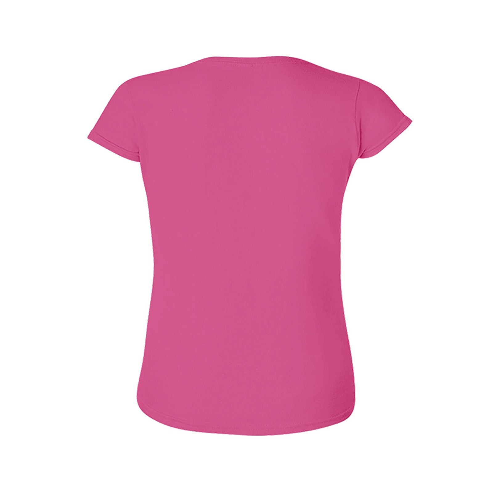 Women's pink short sleeve crewneck t-shirt, MyArtsyGift apparel