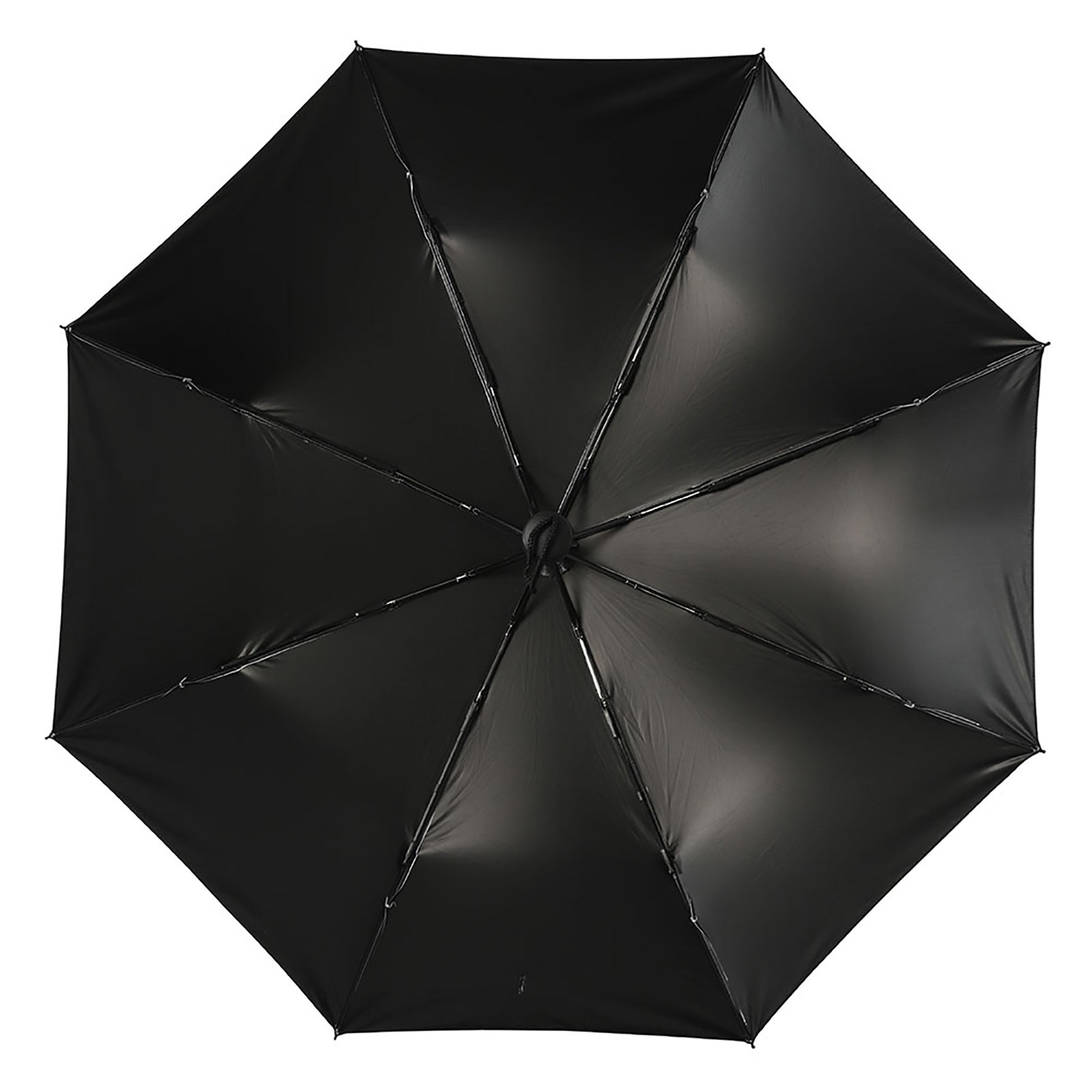Black 3-Fold Umbrella - UV Resistant and Waterproof Gift Idea