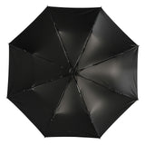 Black 3-Fold Umbrella - UV Resistant and Waterproof Gift Idea