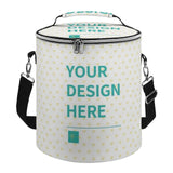 Customizable camping cooler backpack with YOUR DESIGN HERE print, leak proof cooler bag for travel, work, picnic