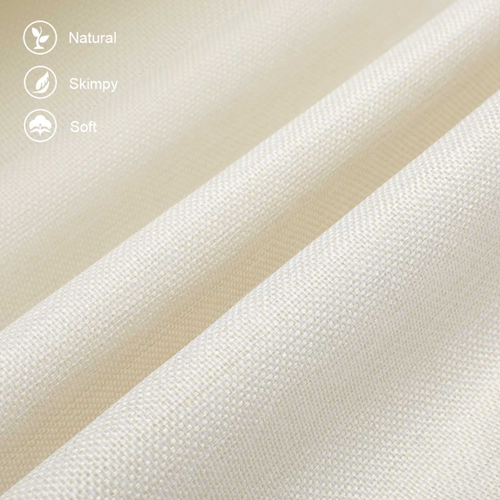 Flax placemat detail, showcasing natural, soft, and skimpy texture for dining table decor