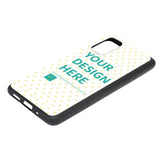 Personalized Samsung phone case with "YOUR DESIGN HERE" for custom designs, MyArtsyGift.com