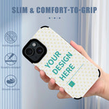 Personalized iPhone 15 case with custom design, anti-fingerprint, and scratch-resistant protection
