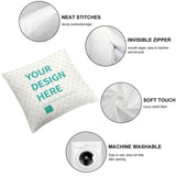 MyArtsyGift - Custom Velvet Pillowcase with Picture & Text Customized Photo Pillowcase Personalized Gifts