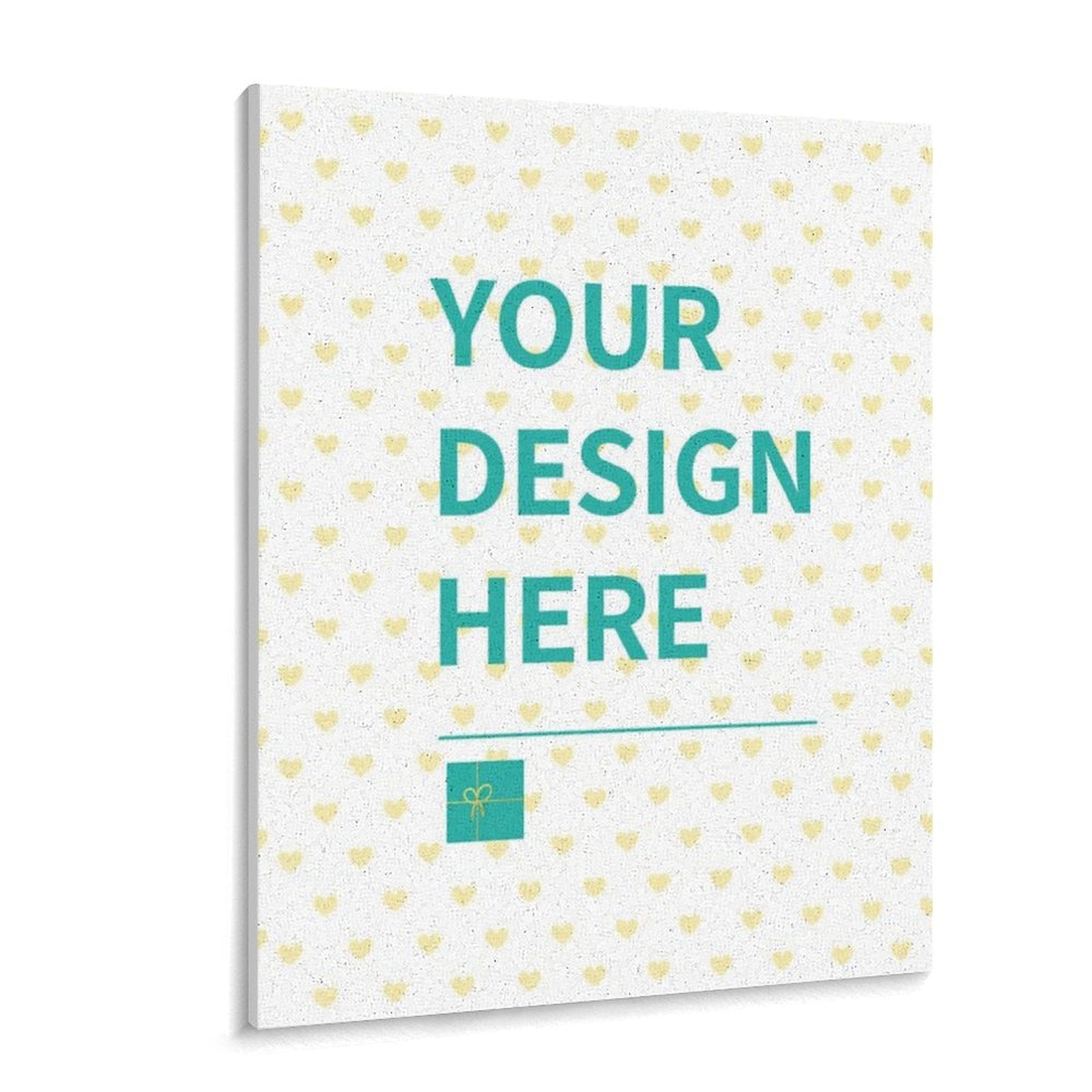 Custom Paint by Numbers Canvas with Customizable Design, heart pattern. Perfect for DIY art gift, MyArtsyGift