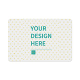 Personalized aluminum plaque with custom design and heart pattern for unique gifts