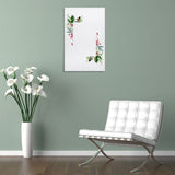 Customizable Christmas-themed notebook with holly and berry watercolor border, perfect gift from MyArtsyGift.