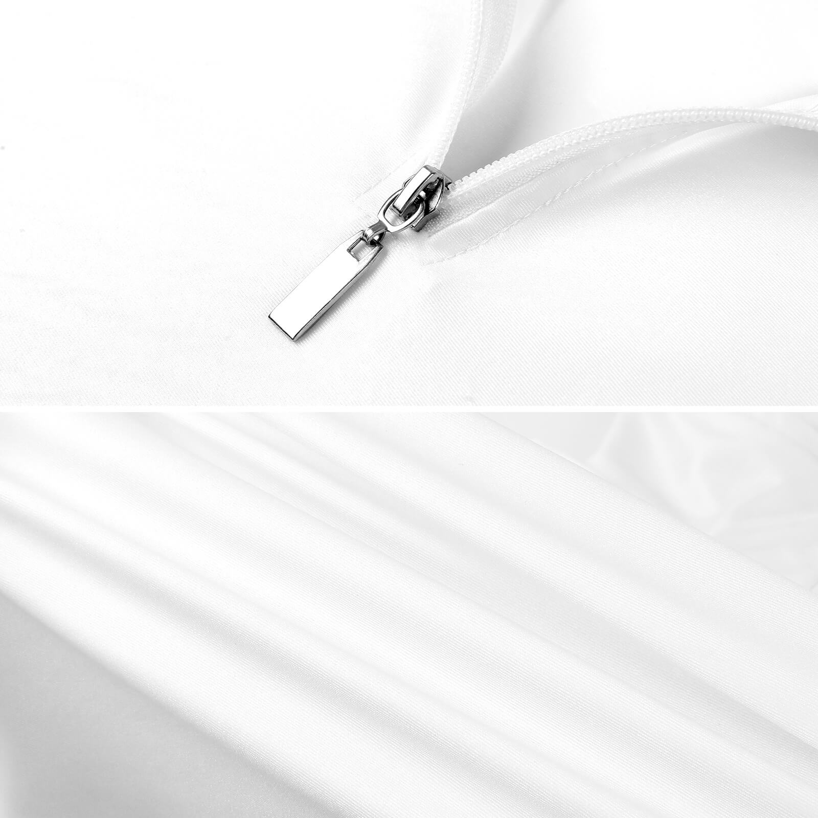 White Lycra long sleeve yoga shirt, half-zip detail with fabric texture, suitable for yoga and workout activities.