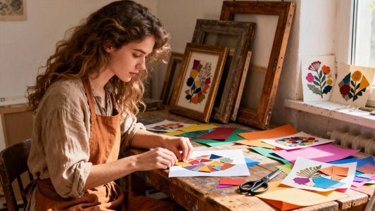 The Harmony Of AI‑Generated Collages And Handmade Creations