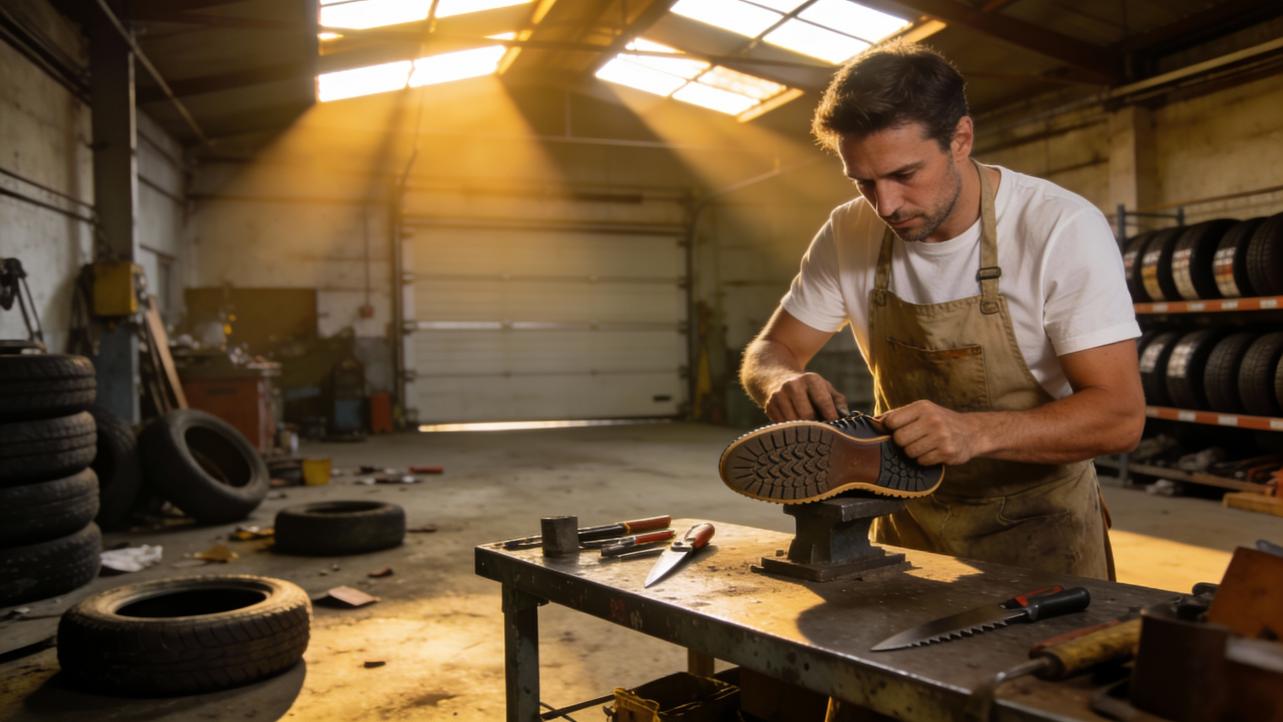 Evaluating the Durability of Custom Soles Made from Recycled Tires
