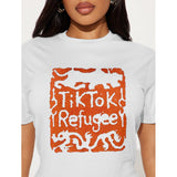 TikTok Refugee Stamp Classic Women's T-shirt Made In USA