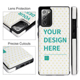 MyArtsyGift - Custom Flip Cover for Samsung Galaxy Note20 ,Personalized Photo PU Leather Wallet Phone Case