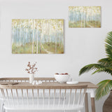 PS193-A-48x32 Canvas Print Made In USA, birch trees artwork for home decor