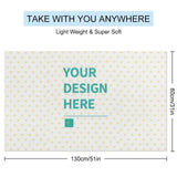 MyArtsyGift - Personalized Custom Beach Towel for Adults Men Women Customized Beach Accessories