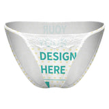 MyArtsyGift - Women's Personalized Lace Thongs Custom Underwear Panties for Couples