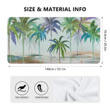 Coconut Tree Towel Quick Dry Bathroom Bath Pool Swim Towels Gift for Adults