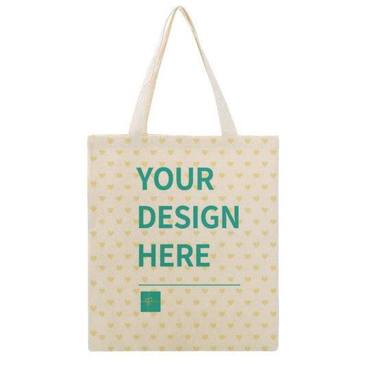 MyArtsyGift - Personalized Canvas Tote Bags for Women Custom Shopping Gift Bag for Women Girls