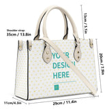 Personalized Womens Handbags Customized PU Leather Top Handle Purses for Ladies