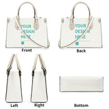 Personalized Womens Handbags Customized PU Leather Top Handle Purses for Ladies