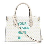 Personalized Womens Handbags Customized PU Leather Top Handle Purses for Ladies