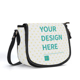 Personalized Crossbody Purse for Women, Customized PU Leather Ladies Saddle Bag