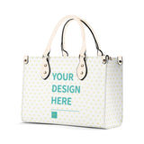 Personalized Purses and Handbags for Women Customized  PU Leather Work Shopping Bag