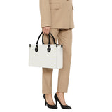 Personalized Crossbody Purses and Handbags for Women Customized Twill Faux Leather Tote Top Handle Bag