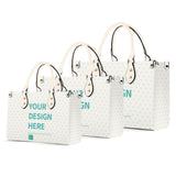 Personalized Crossbody Purses and Handbags for Women Customized Twill Faux Leather Tote Top Handle Bag