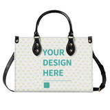 Personalized Crossbody Purses and Handbags for Women Customized Twill Faux Leather Tote Top Handle Bag