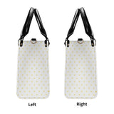 Personalized Crossbody Purses and Handbags for Women Customized Twill Faux Leather Tote Top Handle Bag