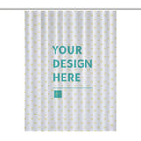 MyArtsyGift - Custom Shower Curtain with Hook Personalized Bath Curtain