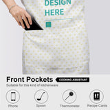 MyArtsyGift - Personalized Aprons for Women with Pockets Custom Cooking Apron for Kitchen BBQ