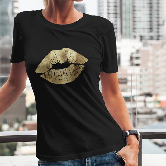 Hollywood Kiss Classic Women's T-shirt Made In USA