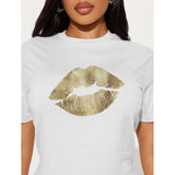 Hollywood Kiss Classic Women's T-shirt Made In USA