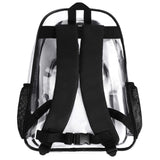 Custom Clear Backpack Heavy Duty Clear Bookbag Transparent Backpack for School, Work, Travel