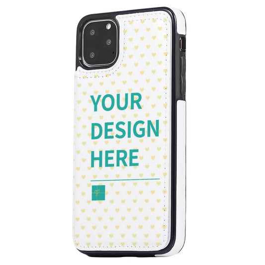 MyArtsyGift - Custom Flip Case for IPhone 11 Pro Max Personalized Photo Wallet Phone Case