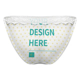 MyArtsyGift - Women's Personalized Lace Thongs Custom Underwear Panties for Couples