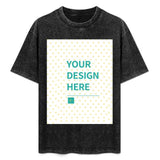 MyArtsyGift - Custom Cotton T-Shirt for Men Personalized Short Sleeve Tee Made in USA