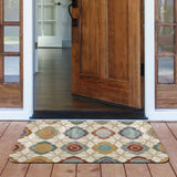 Pattern Entrance Doormat for Indoor or Outdoor Use Rubber Floor Mat