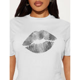 Hollywood Kisssilv Classic Women's T-shirt Made In USA