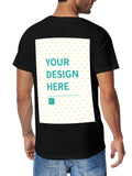Custom 180g Cotton T-Shirt - Back Print - Ships from Canada