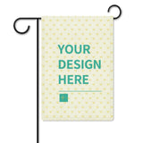 MyArtsyGift - Personalized Garden Flag Customized Yard Flags Banners for Outdoor Yard Farmhouse Porch Patio Decorations