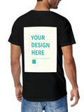 Custom 180g Cotton T-Shirt - Western Canada Dispatch - Front & Back Print - Ships from Canada