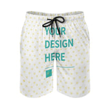 MyArtsyGift - Personalized Mens Swim Trunks Custom Quick Dry Board Shorts Mens Bathing Suit Beach Swimwear Mesh Lining with Pocket
