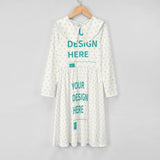 MyArtsyGift - Custom Long Sleeve Dresses for Kids Toddler Girls
