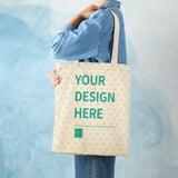 MyArtsyGift - Personalized Canvas Tote Bags for Women Custom Shopping Gift Bag for Women Girls